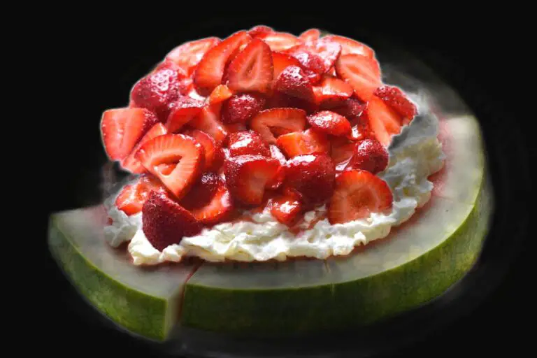 Summer Sweetness: Strawberry Shortcake Watermelon Pizza