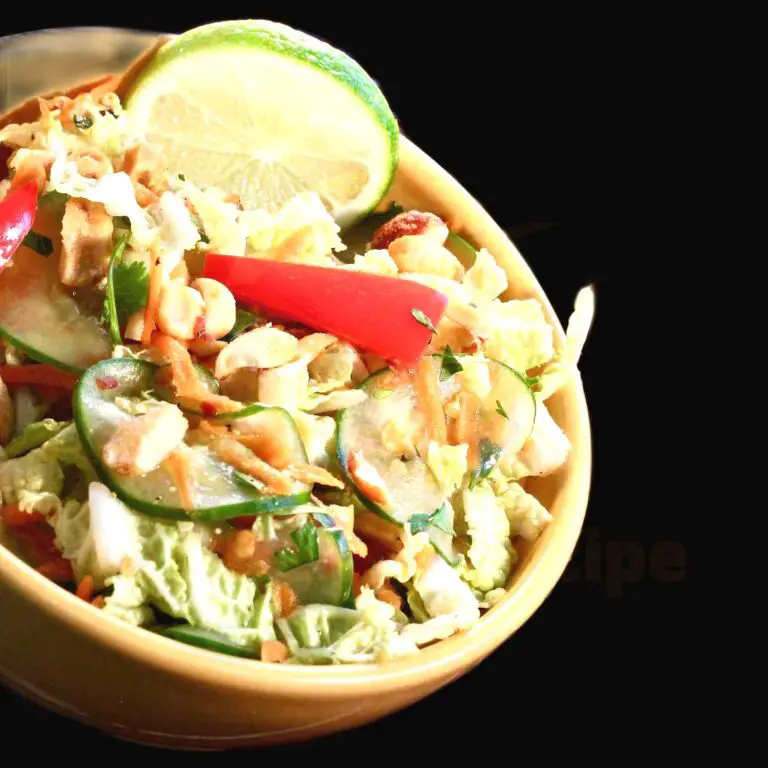 Tangy Thai Cabbage Salad – A Refreshing, Flavorful Side Dish