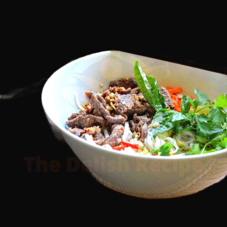 Delicious Vietnamese Lemongrass Beef And Noodle Recipe