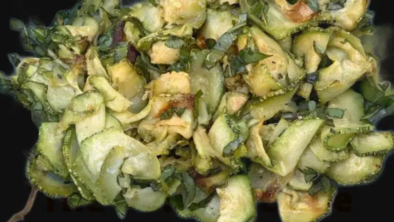 Fresh And Flavorful: Warm Zucchini-Basil Salad