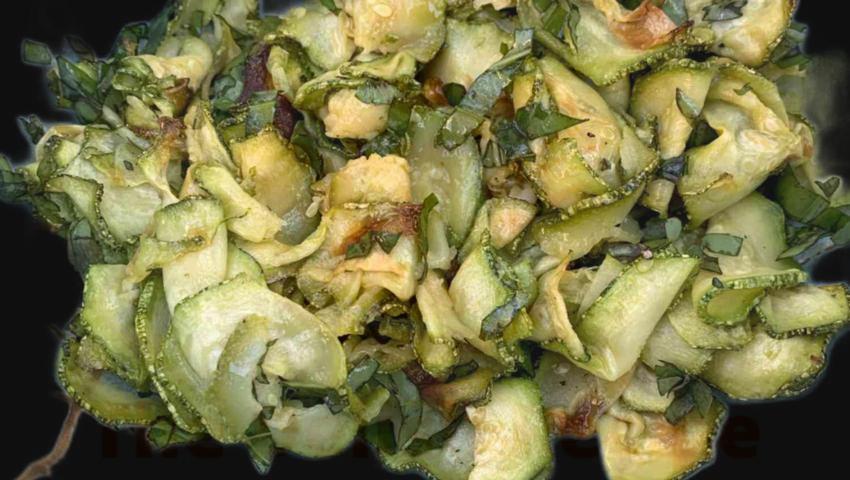 Warm Zucchini-Basil Salad