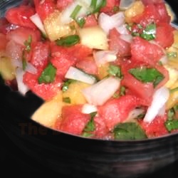 Refreshingly Sweet Watermelon Pineapple Salsa