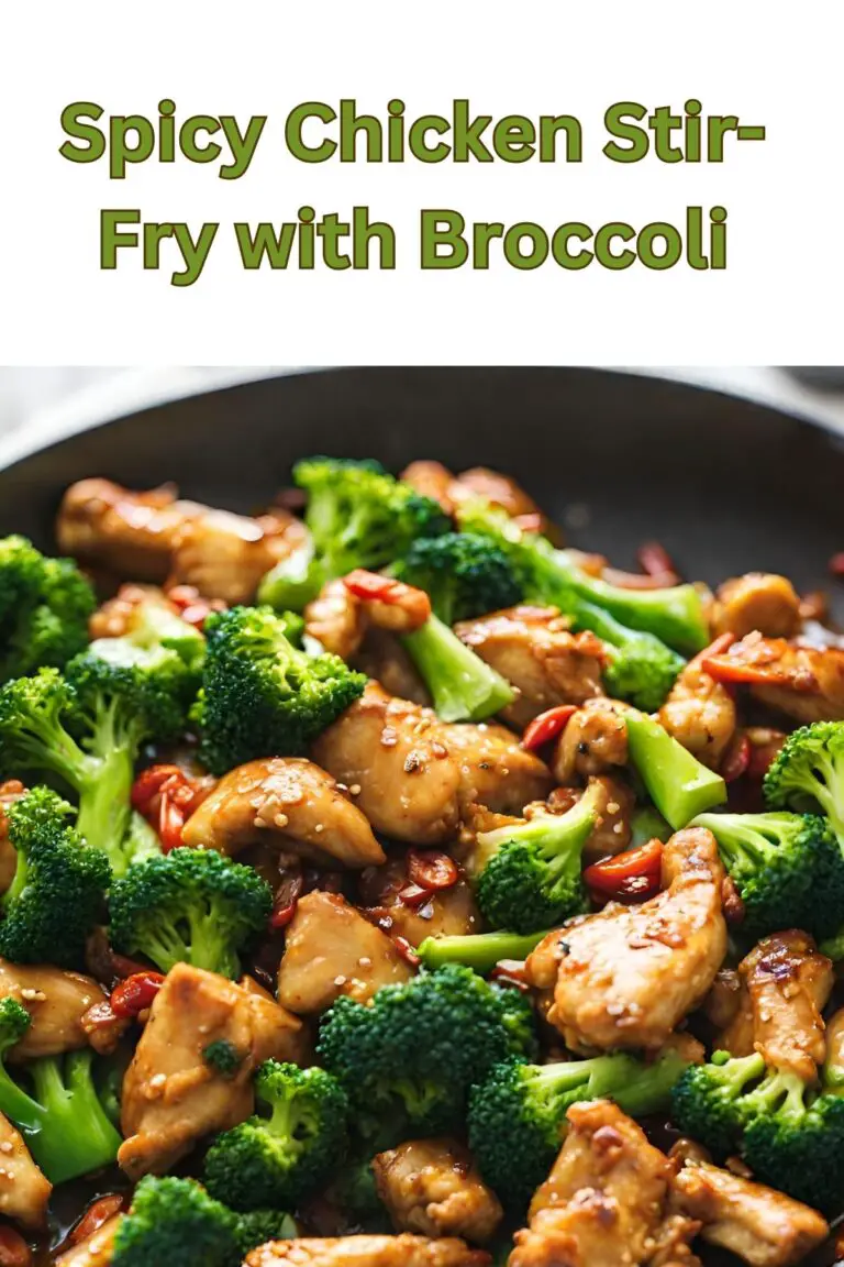 Spicy Chicken Stir-Fry with Broccoli