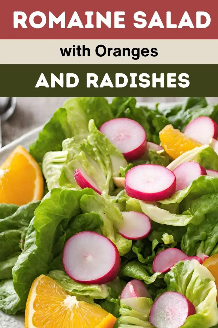 Romaine Salad With Oranges And Radishes