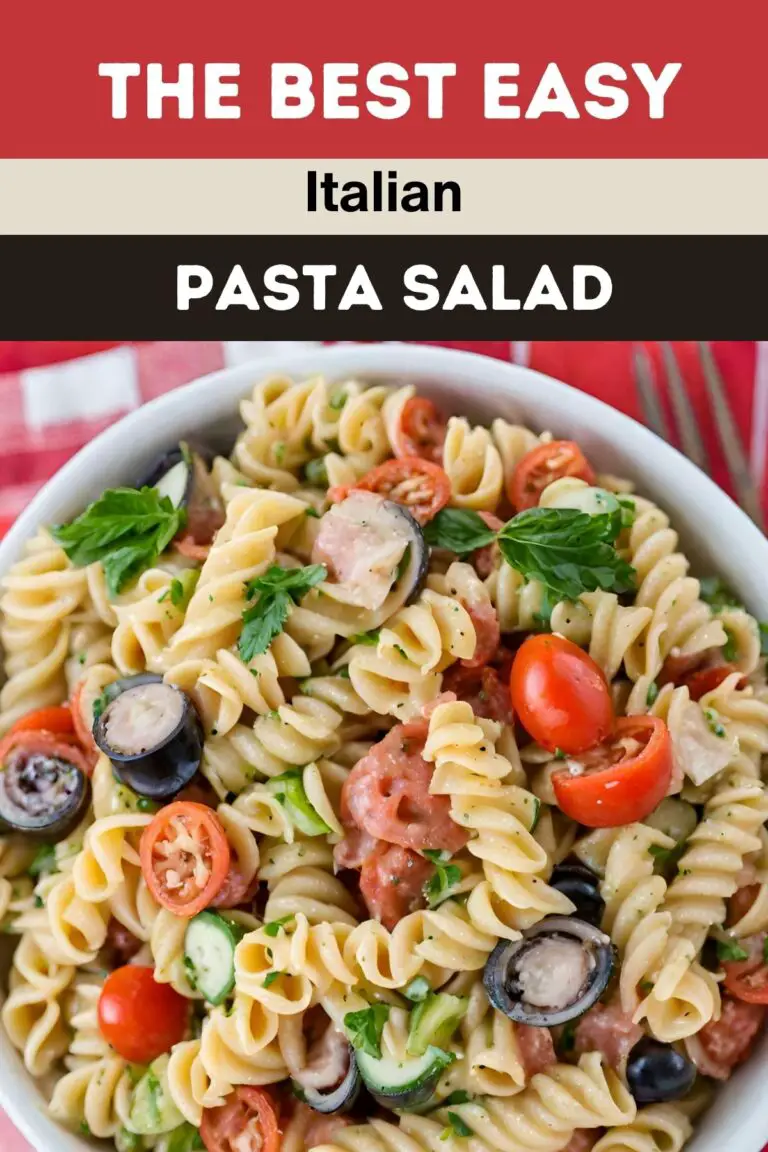 The Best Easy Italian Pasta Salad
