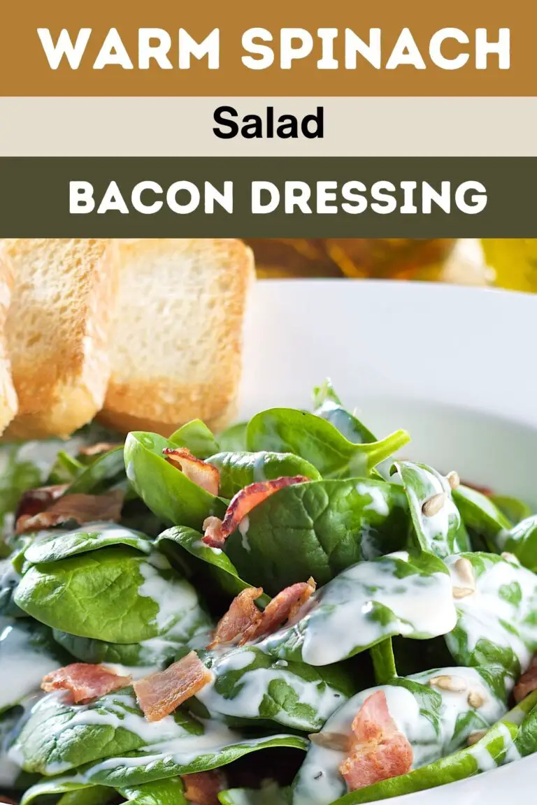 Warm Spinach Salad with Bacon Dressing