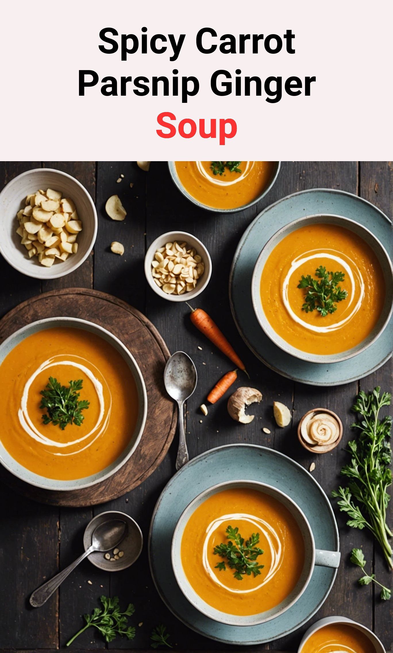 Carrot And Parsnip Soup With Ginger – The Delish Recipe