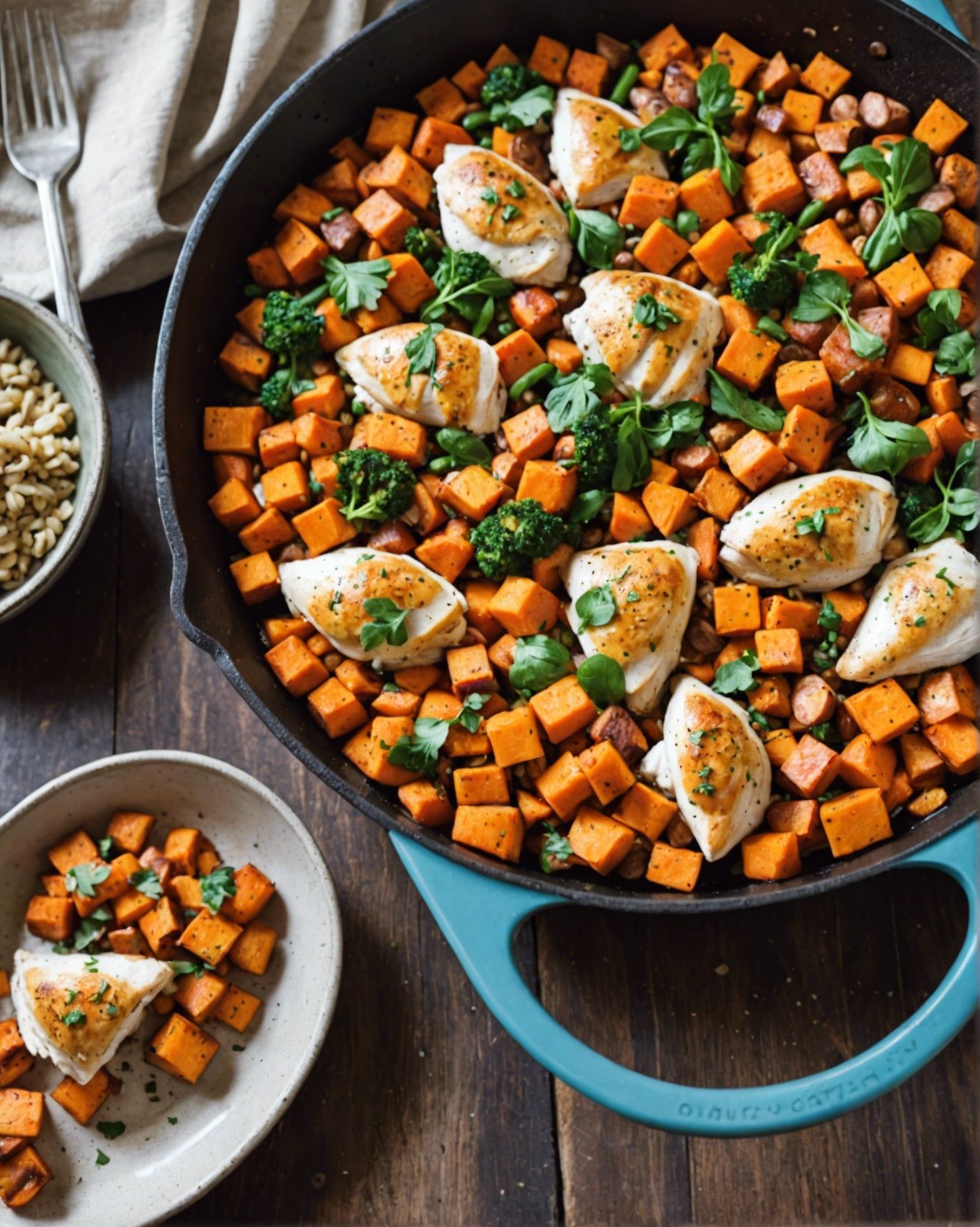 Chicken And Sweet Potato Skillet – The Delish Recipe