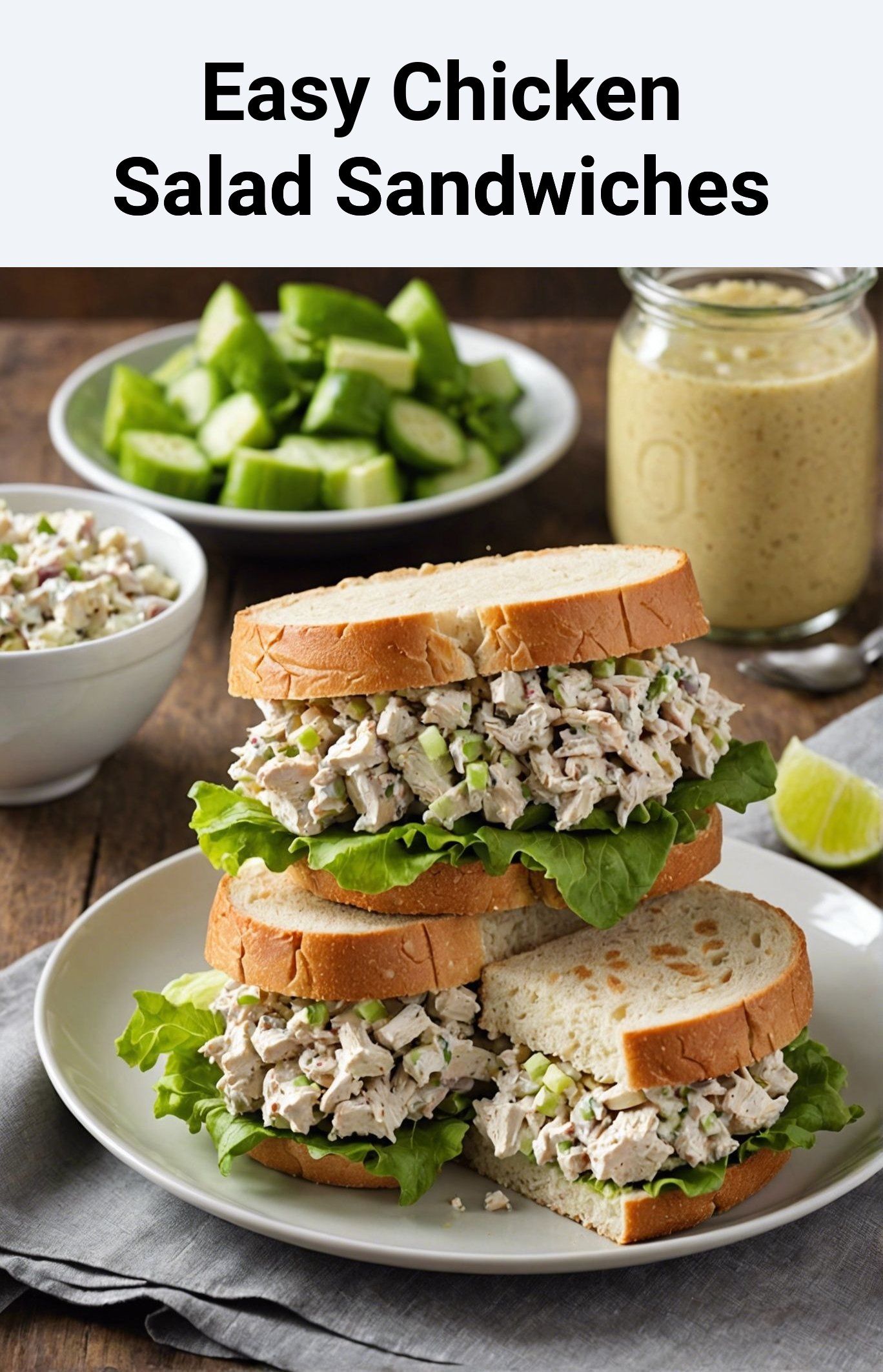 Easy Chicken Salad Sandwiches – The Delish Recipe