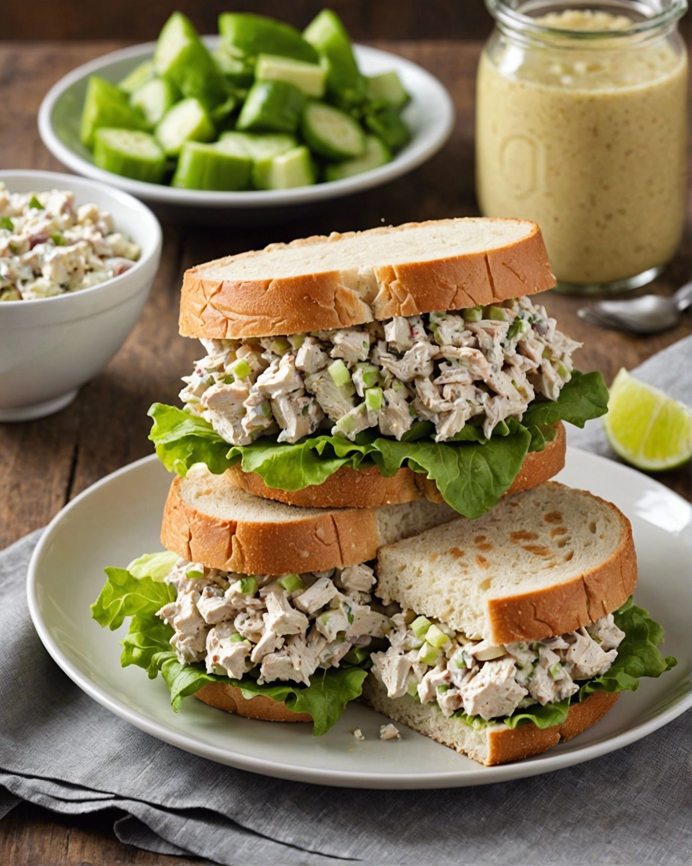 Easy Chicken Salad Sandwiches – The Delish Recipe