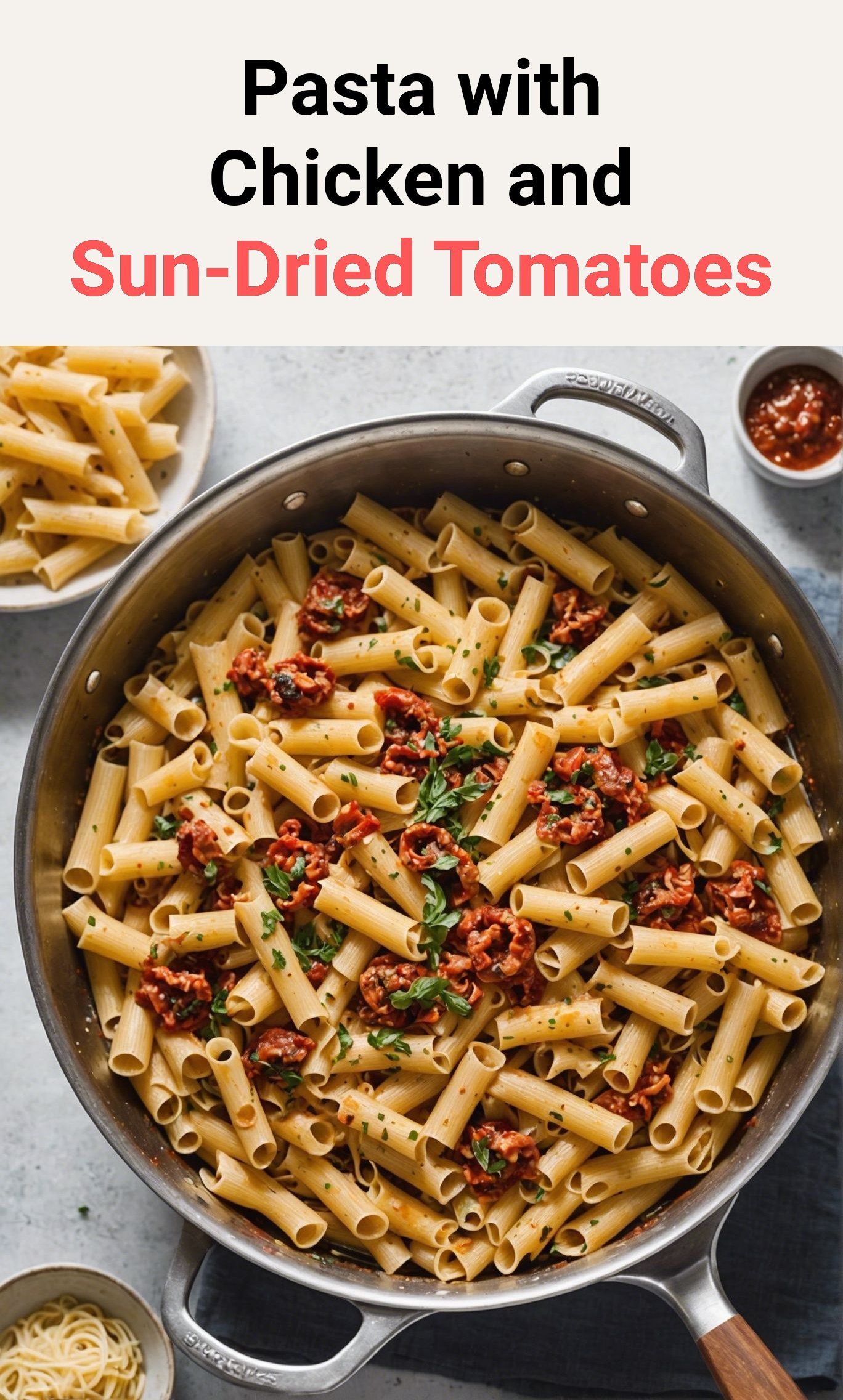 Pasta With Chicken And Sun-Dried Tomatoes – The Delish Recipe