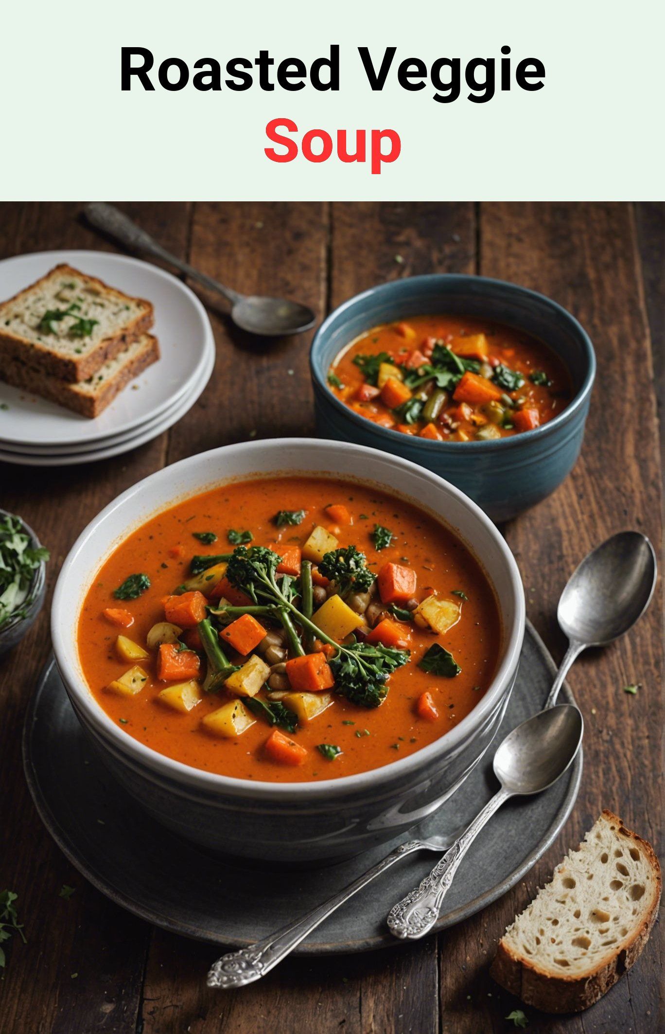 Roasted Vegetable Soup The Delish Recipe