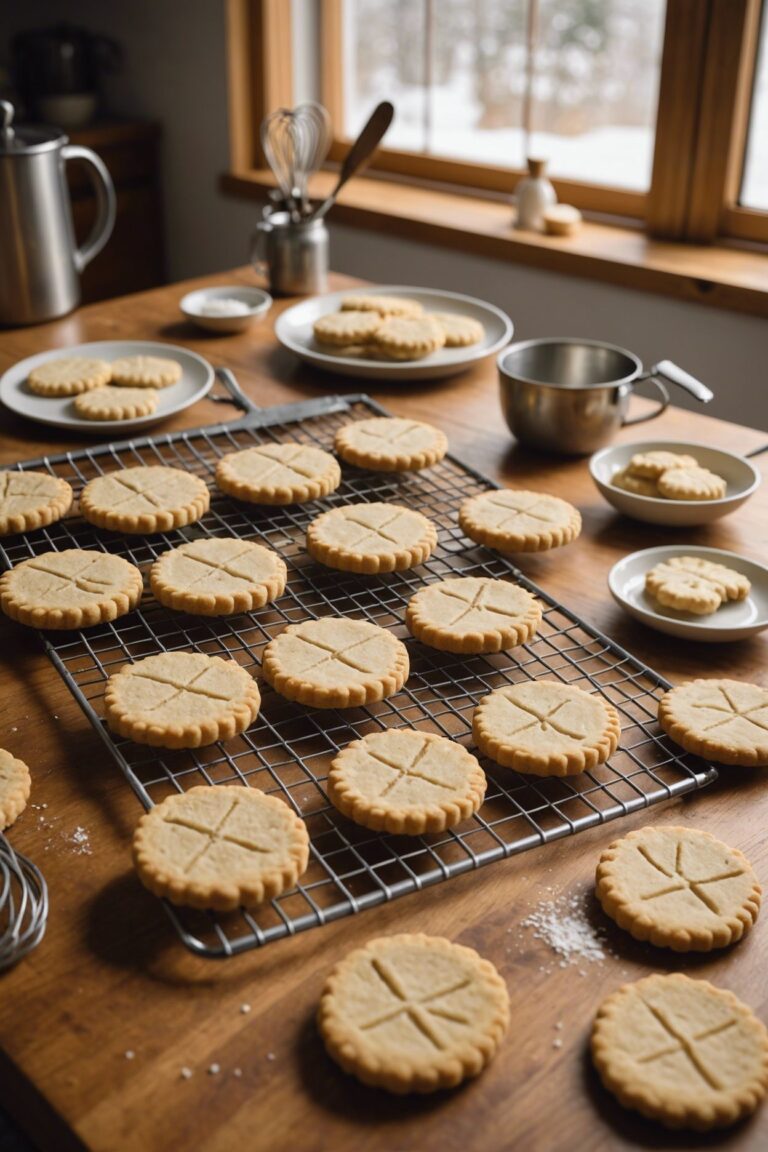 3 Ingredient Shortbread Cookies