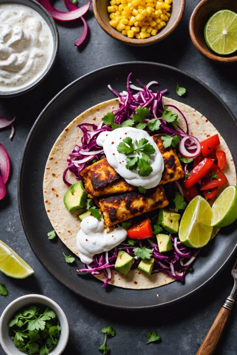 Air Fryer Blackened Fish Tacos