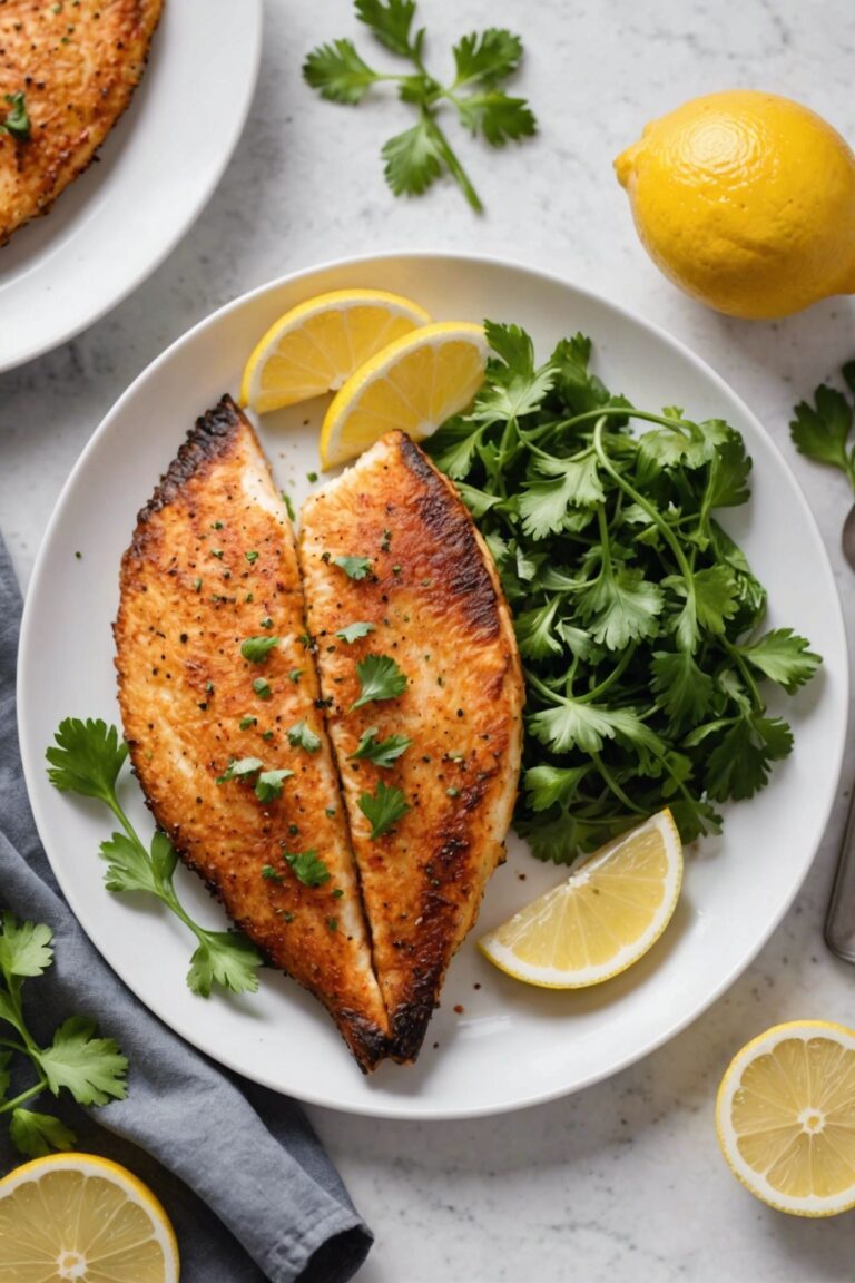 Air Fryer Tilapia Milanese