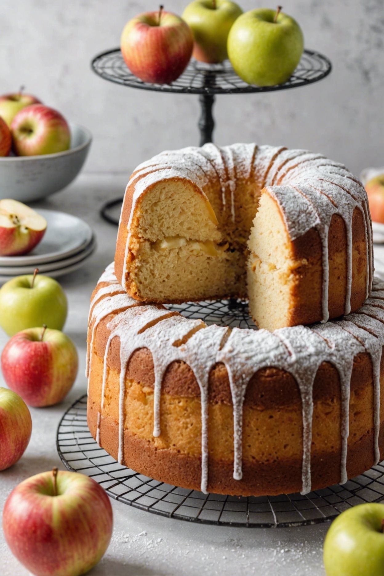 Apple Chiffon Cake