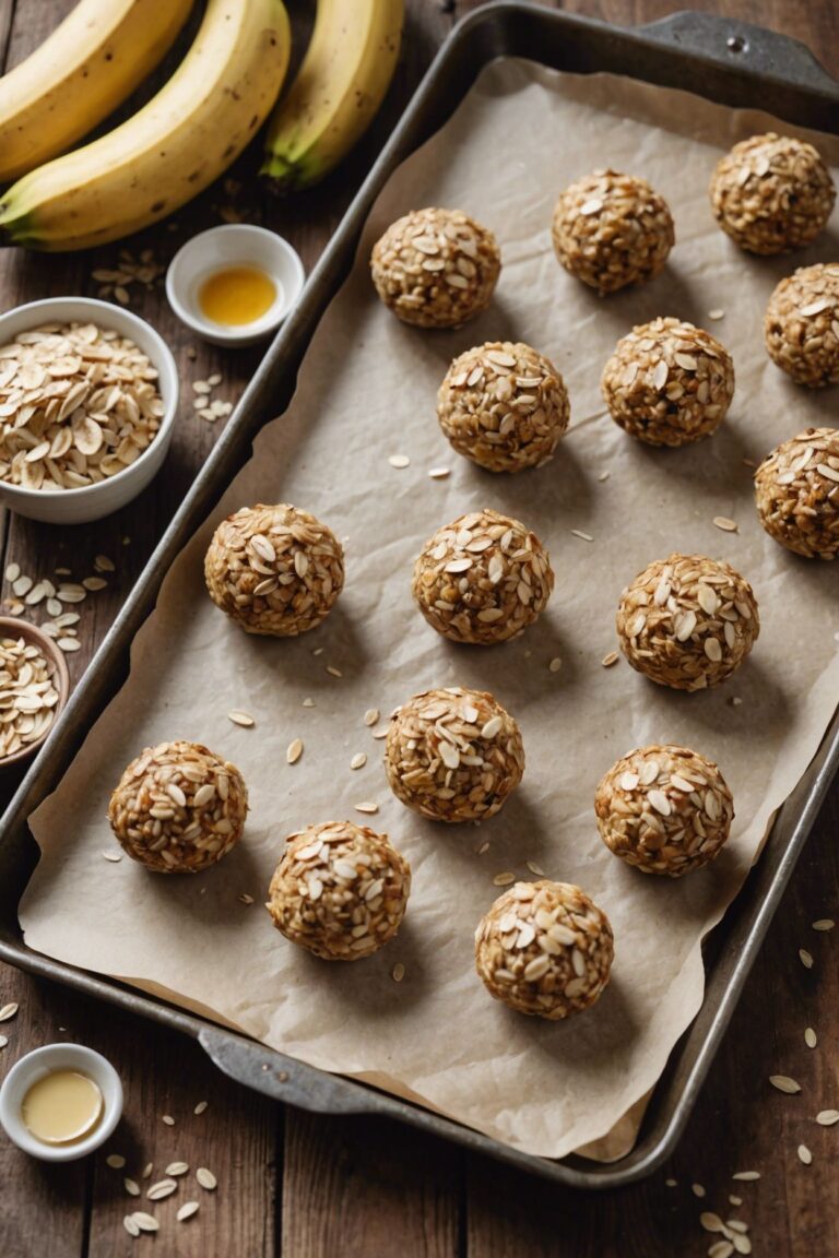 Baby Led Weaning Oatmeal Bites