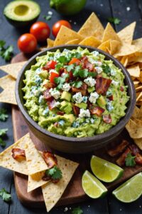 Bacon And Blue Cheese Guacamole