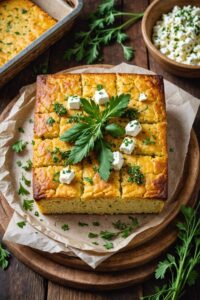 Balkan Style Savory Cornbread