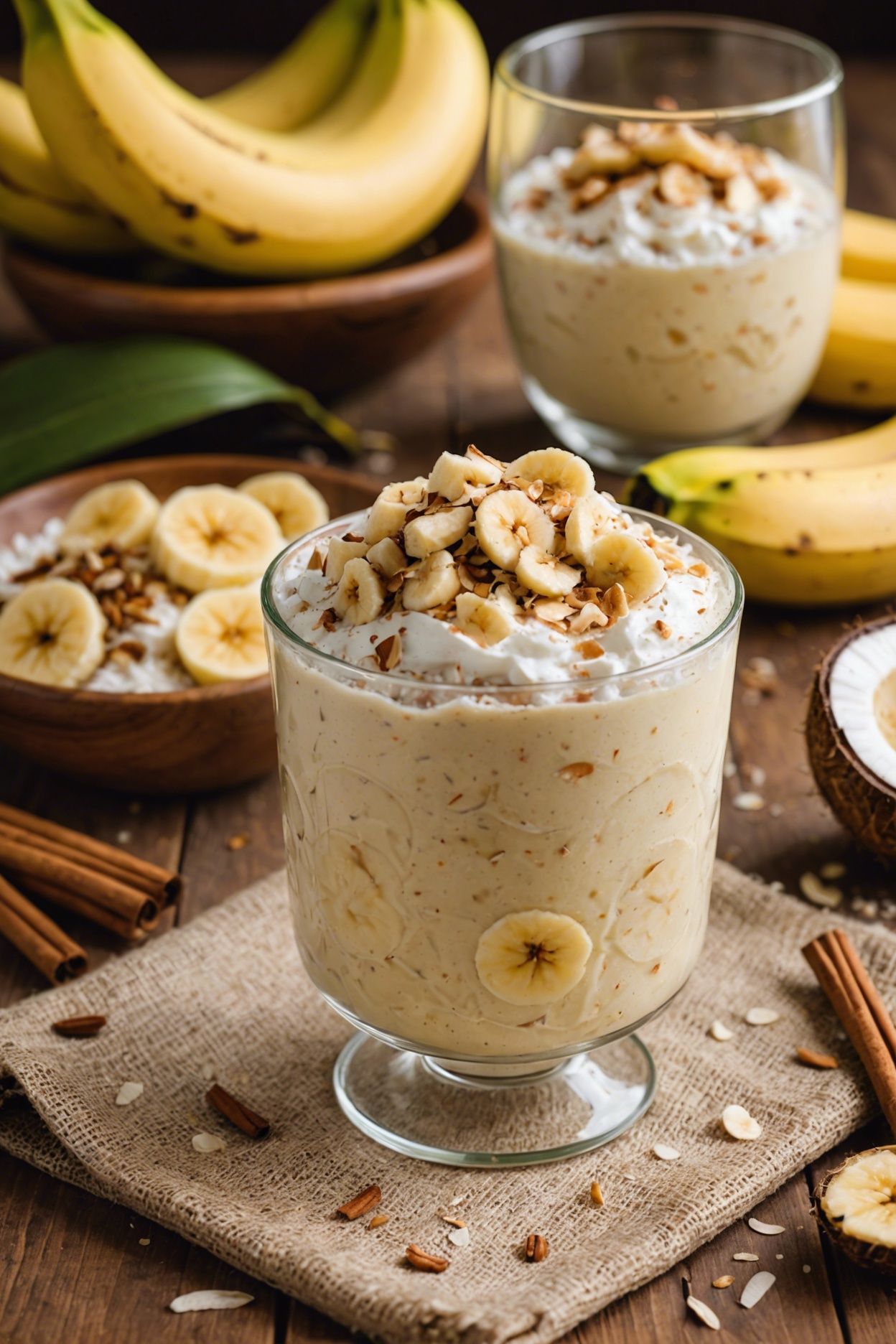 Banana Coconut Pudding Or Pie Filling