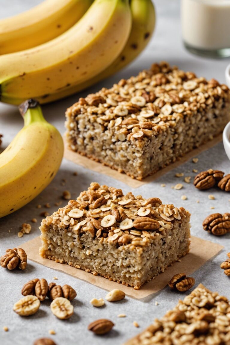 Banana Oat Bars