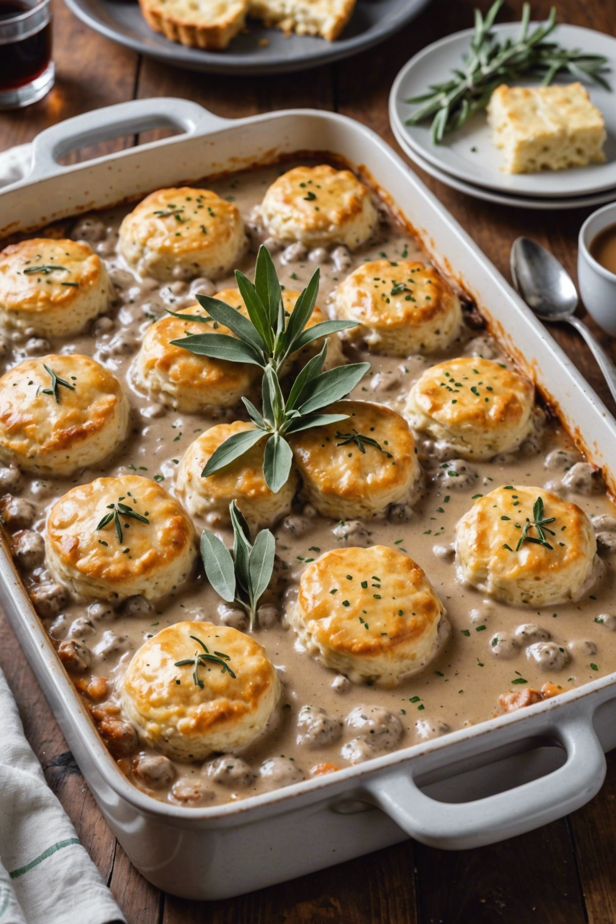 Biscuits And Gravy Casserole