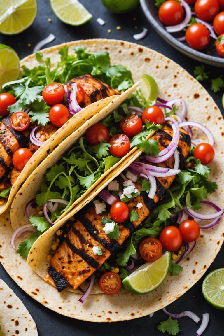 Blackened Salmon Tacos