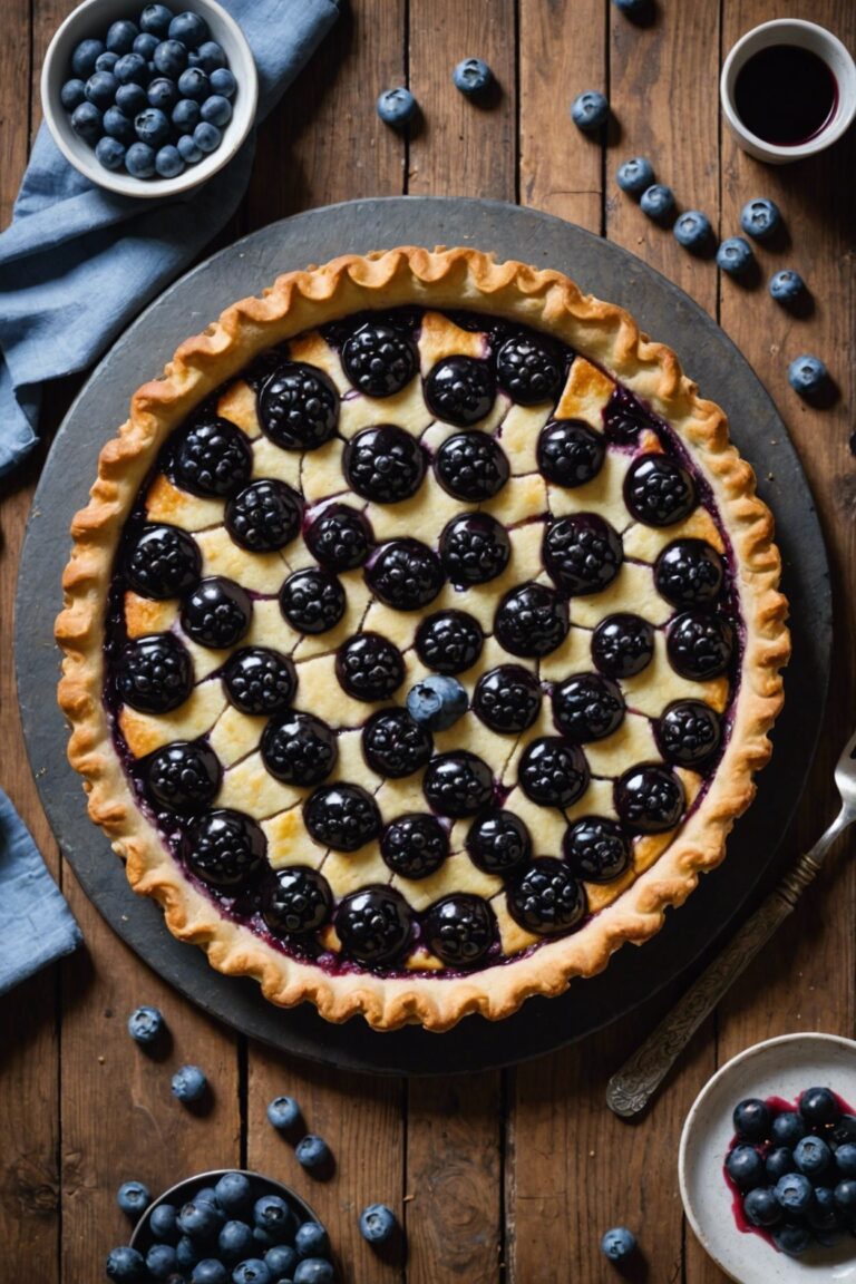 Blueberry And Sweet Ricotta Crostata