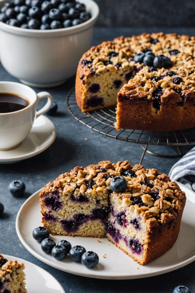 Blueberry Banana Coffee Cake