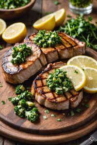 Brined Pork Chops With Gremolata