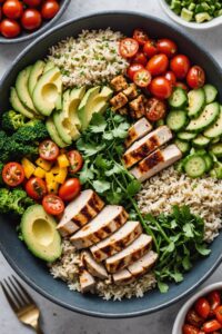 Buddha Bowls With Riced Cauliflower