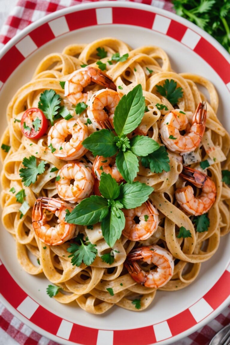 Cajun Shrimp Fettuccine Alfredo