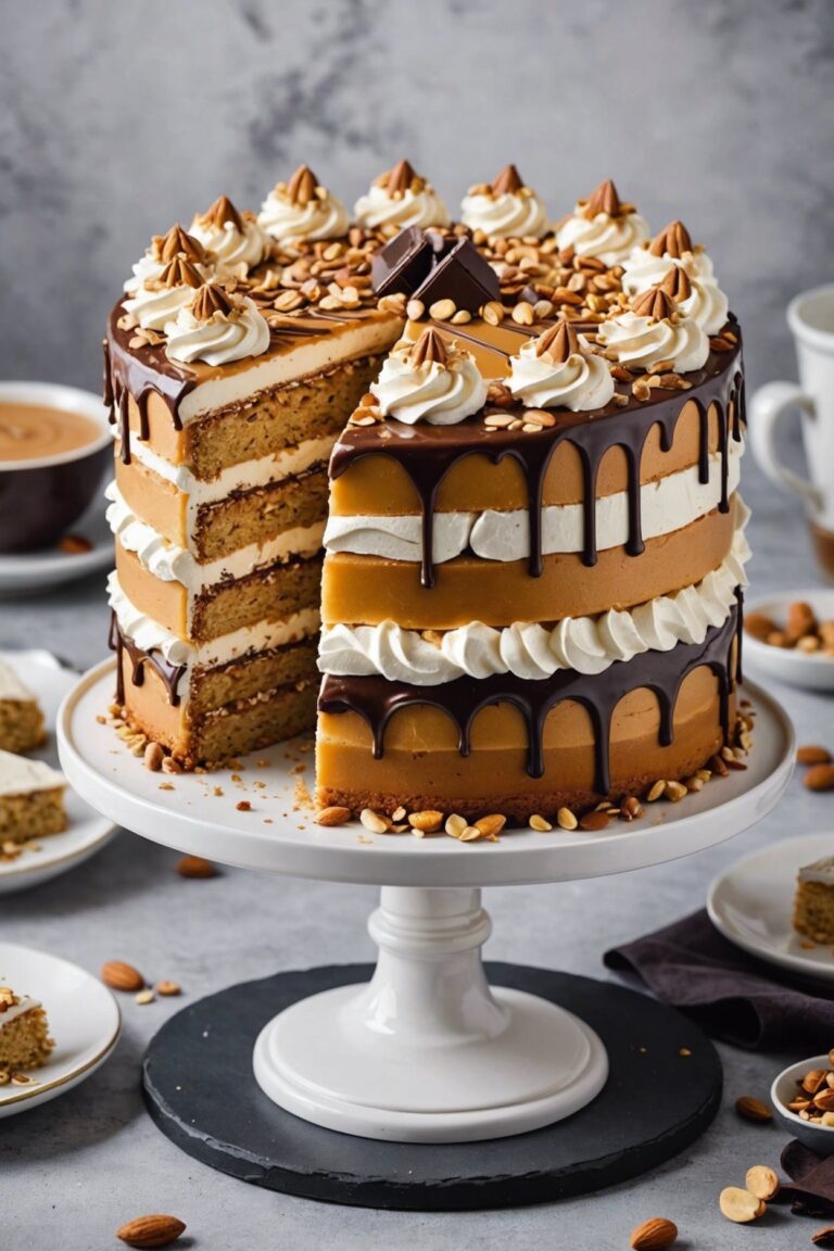 Caramel Nougat Cake