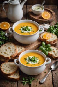 Carrot And Parsnip Soup With Ginger