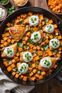 Chicken And Sweet Potato Skillet