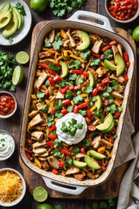 Chicken Fajita Bake