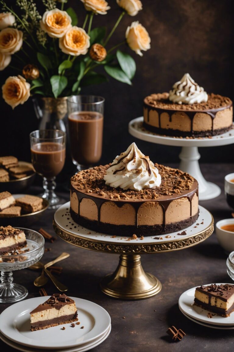 Chocolate Chai Cheesecake