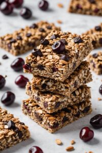 Chocolate Cherry Coconut Granola Bars