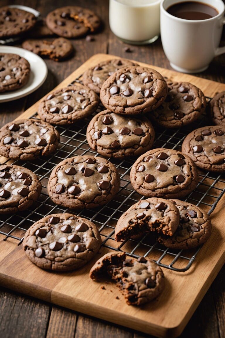 Chocolate Chocolate Chip Cookies