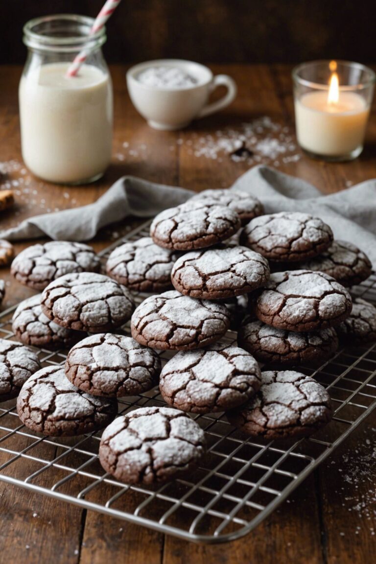 Chocolate Crinkle Cookies