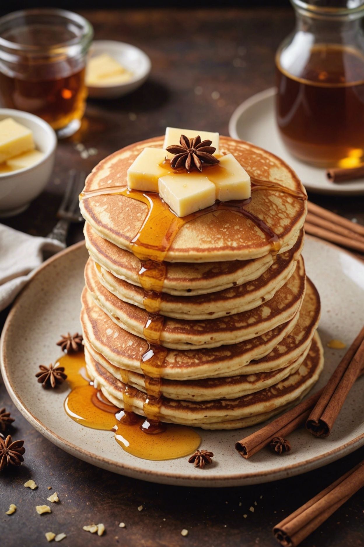 Cinnamon Honey Pancakes