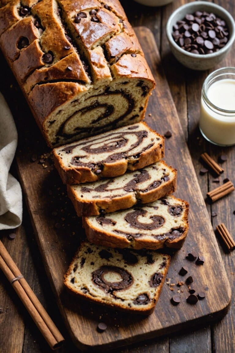 Cinnamon Swirl Chocolate Chip Bread