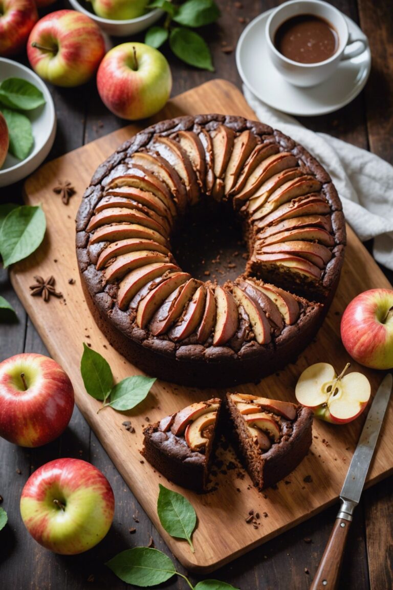 Cocoa Apple Cake