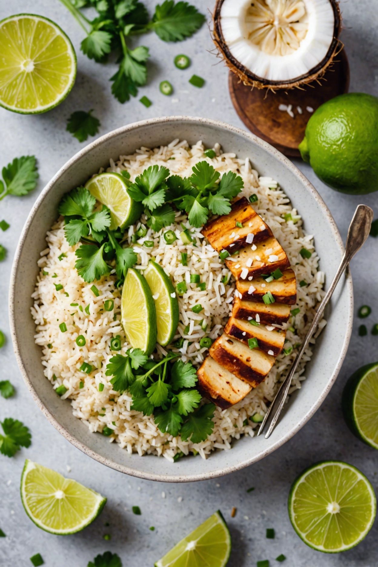 Coconut Lime Rice Bowl
