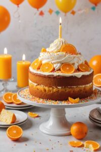 Creamsicle Ice Cream Cake