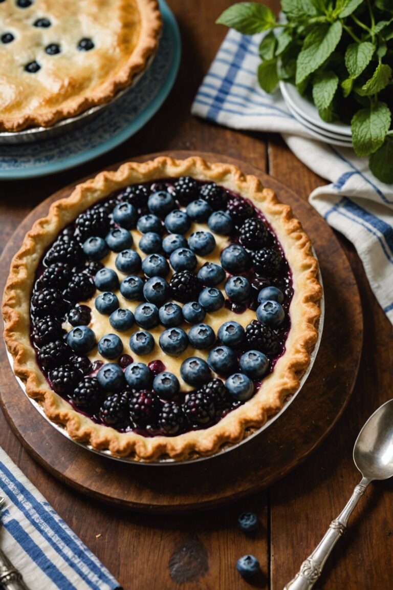 Creamy Blueberry Pie