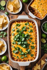 Creamy Chicken Enchilada Casserole