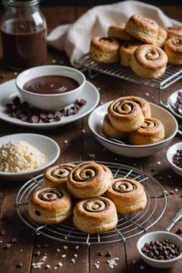 Crisp Chocolate Rolls