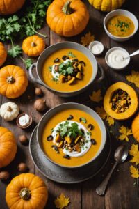 Curried Squash Mushroom Soup