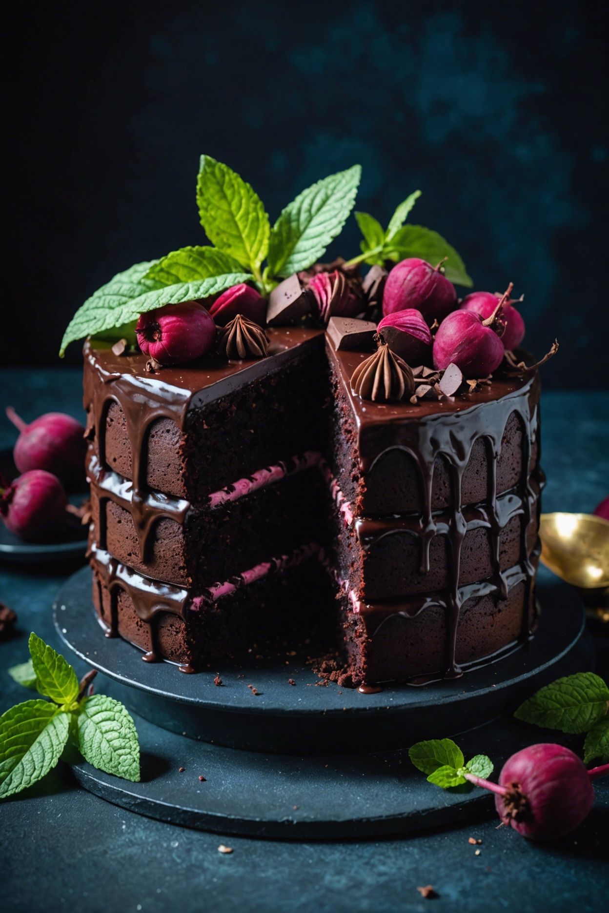 Dark Chocolate Beet Cake